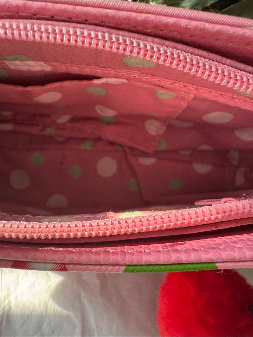 kate spade Pink Cherry Polka Dot Shoulder Bag - Picture 5 of 6